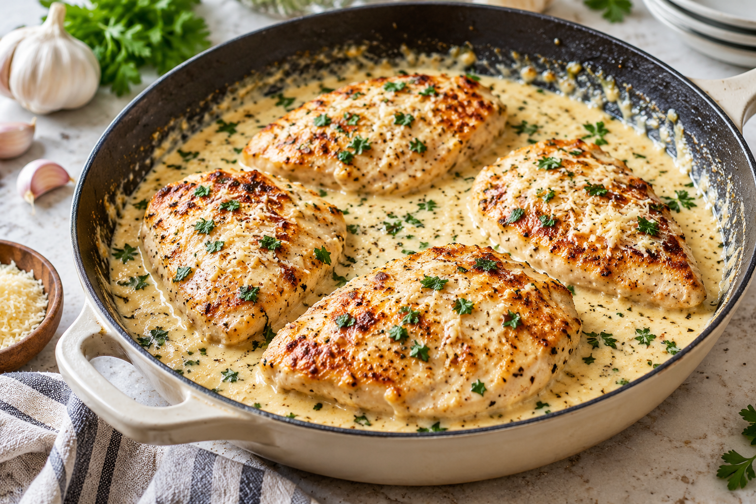 Creamy Garlic Chicken